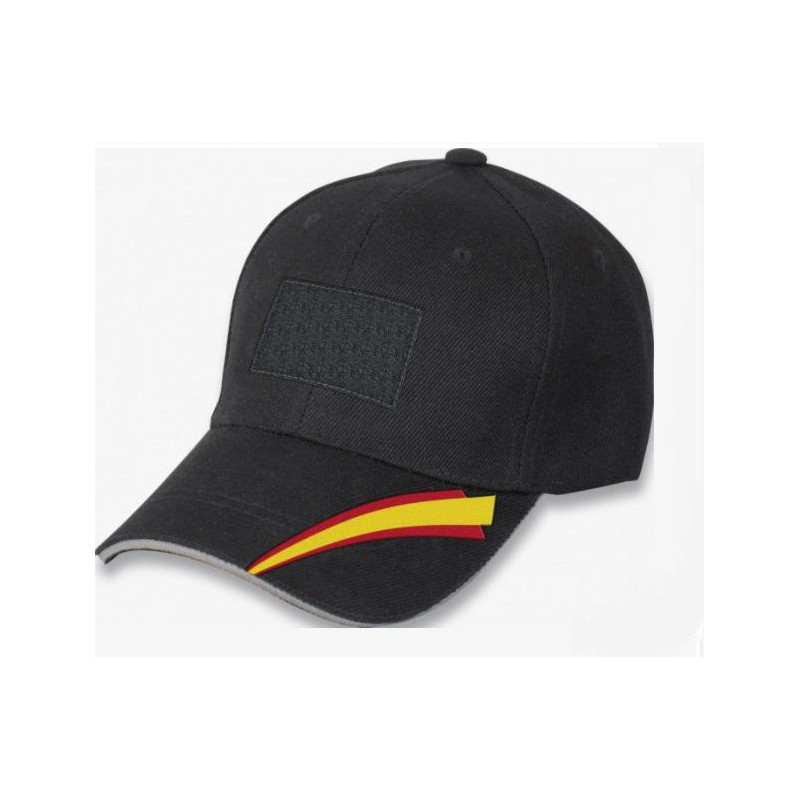 Gorra negra bandera España BARBARIC