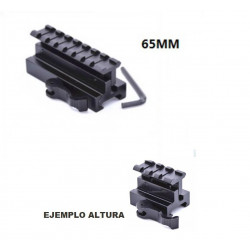 Rail Montura Ajustable 65 mm  