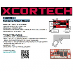 MOSFET XCORTECH XET304u