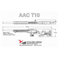 SNIPER AACT10 ACTION ARMY TAN